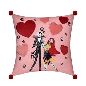NEW Disney's Nightmare Before Christmas
Valentine's Day Pom Poms Throw Pillow